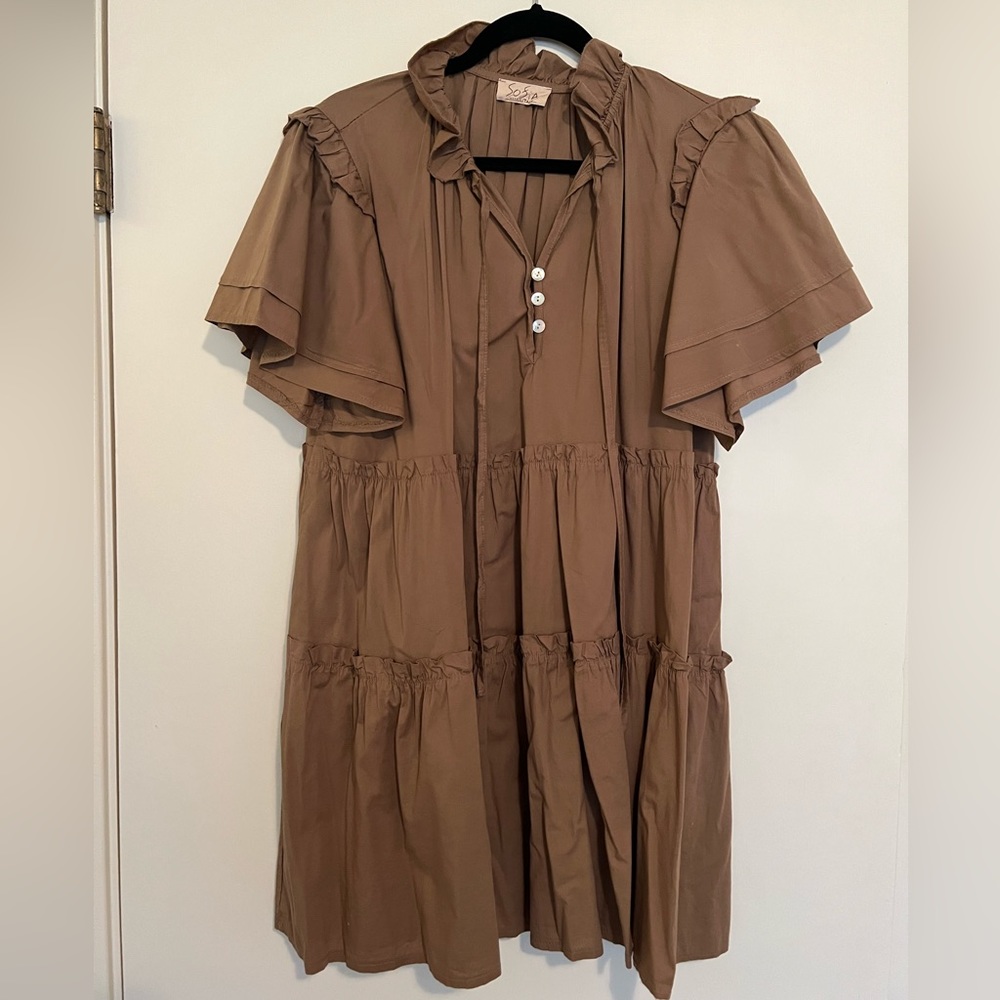 Sofia Brown Dress - never worn!